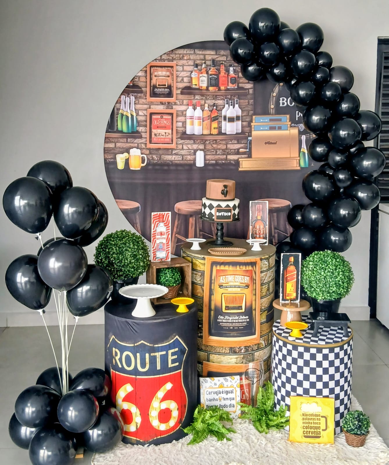 Decoração de festa adulta tema Boteco