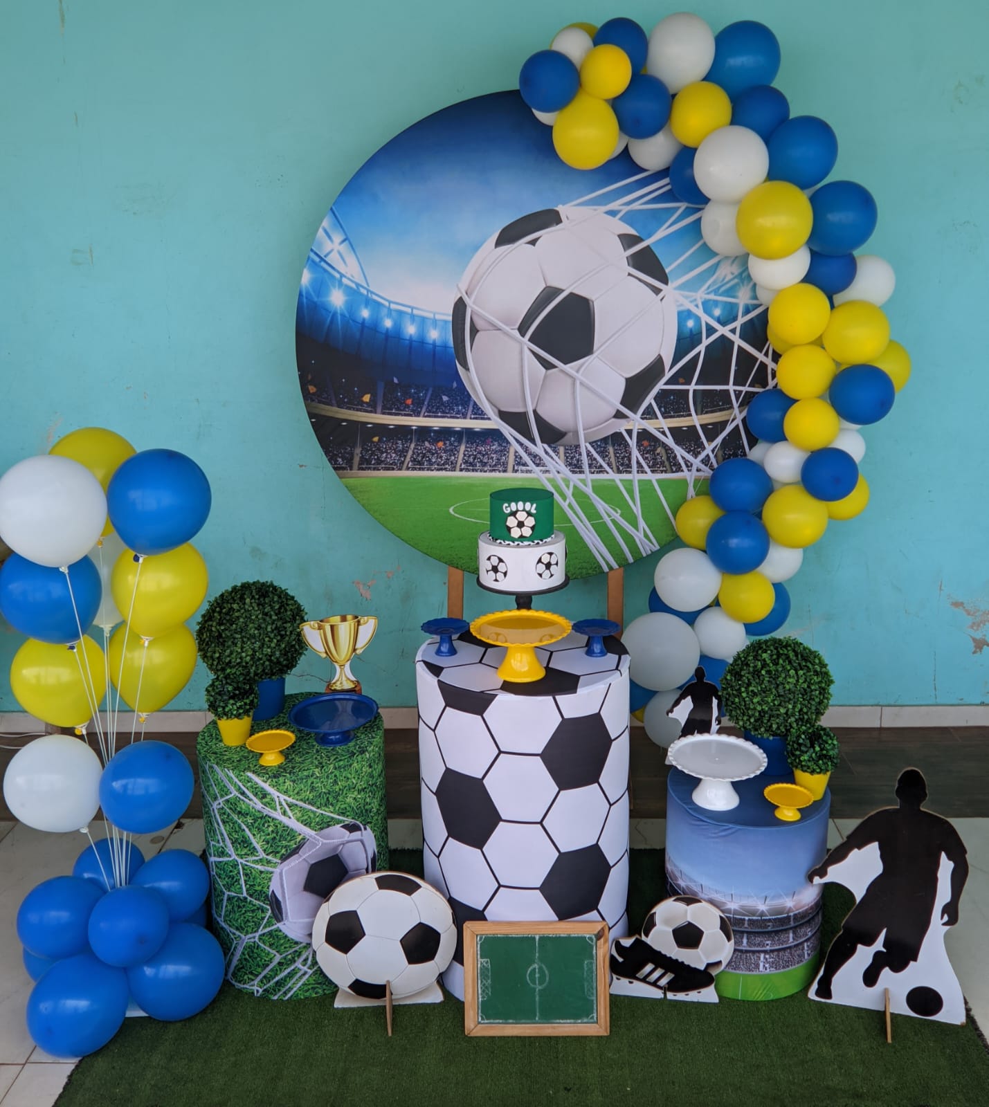 Decoração de festa tema Futebol
